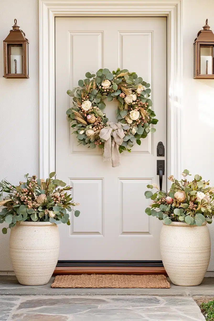 27 Gorgeous Fall Wreaths for Front Door Style and Seasonal Charm