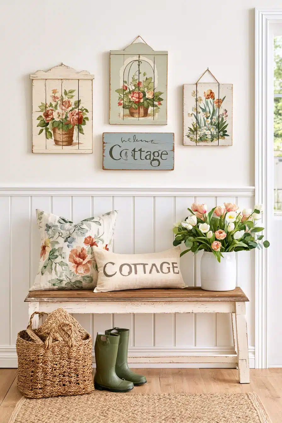 27 Dreamy Cottagecore Wall Decor Ideas for a Charming Romantic Home