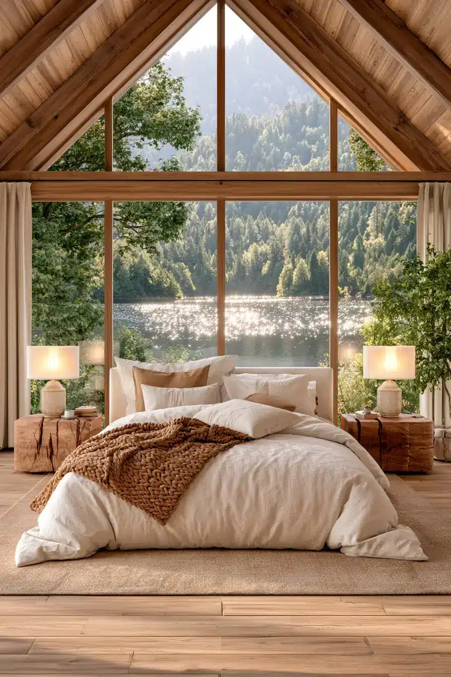 27 Cozy Lake Cabin Interiors Filled With Rustic Charm