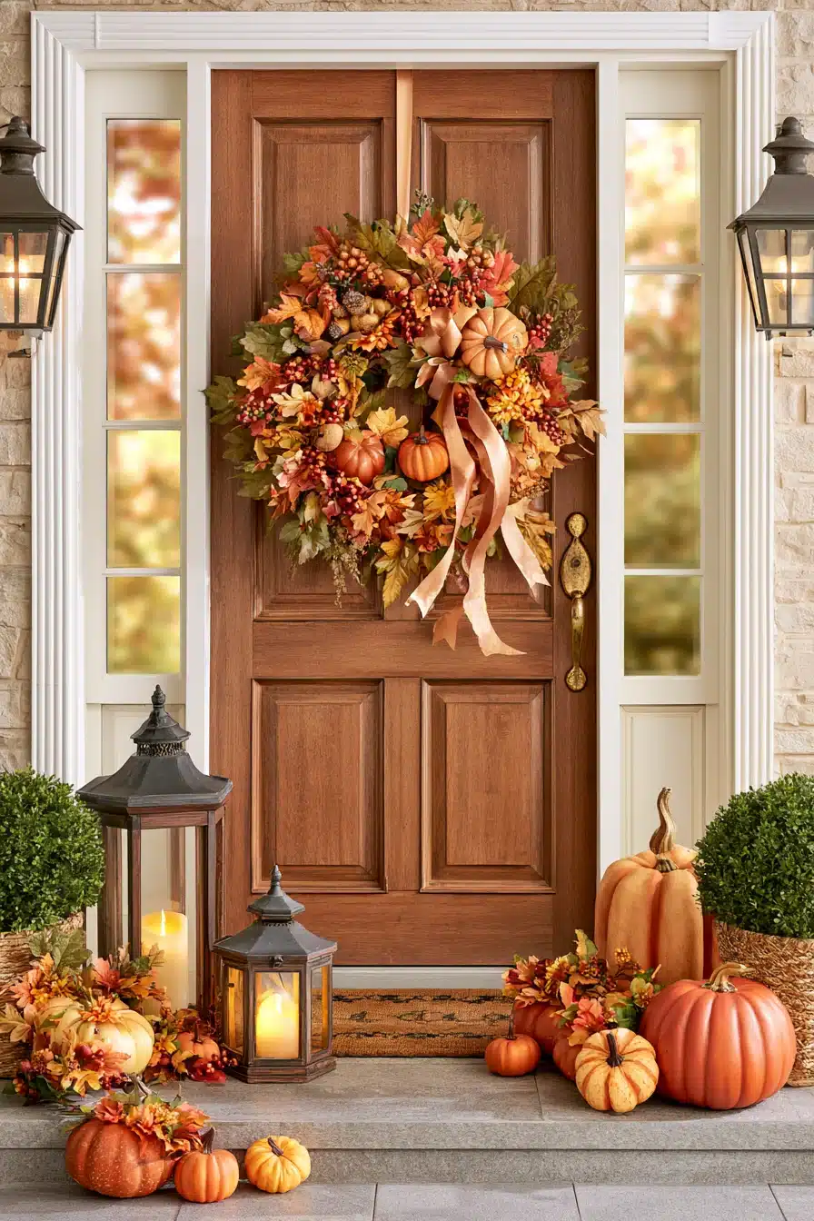 27 Beautiful Autumn Front Porch Decor Ideas for a Warm Seasonal Welcome
