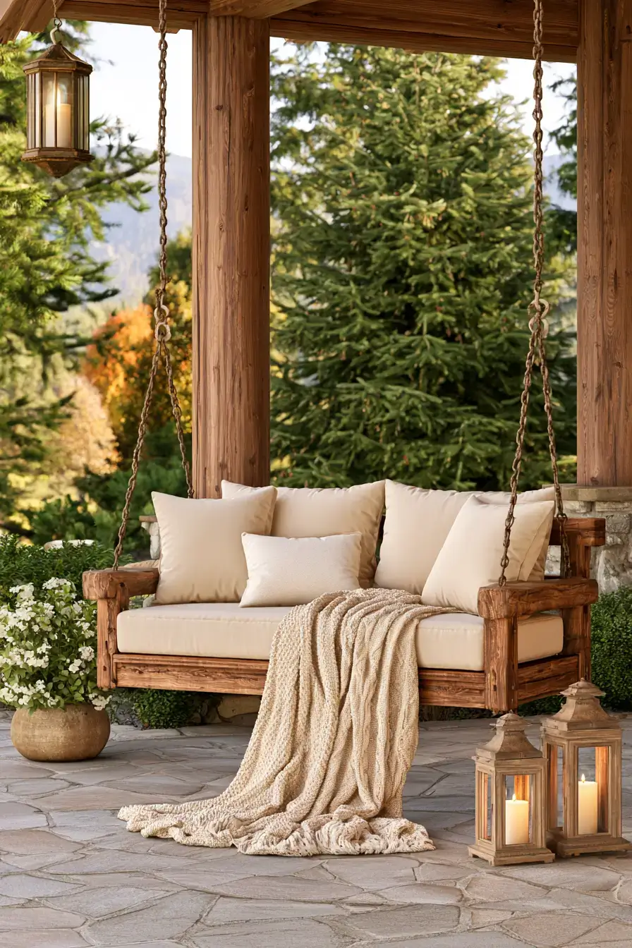 27 Dreamy Porch Swing Ideas for a Cozy Outdoor Escape