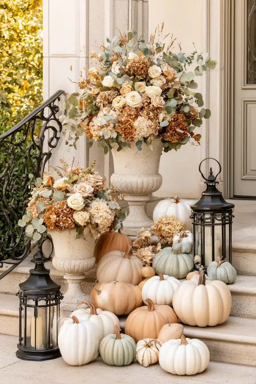 27 Outdoor Fall Decorations for a Warm and Welcoming Home