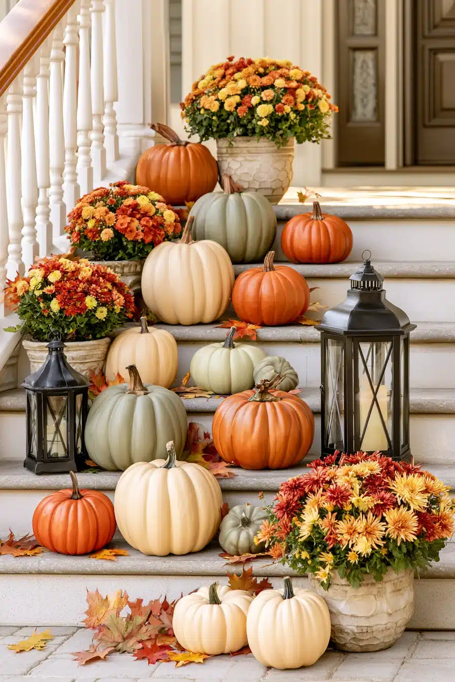 27 Outdoor Fall Decorations for a Warm and Welcoming Home
