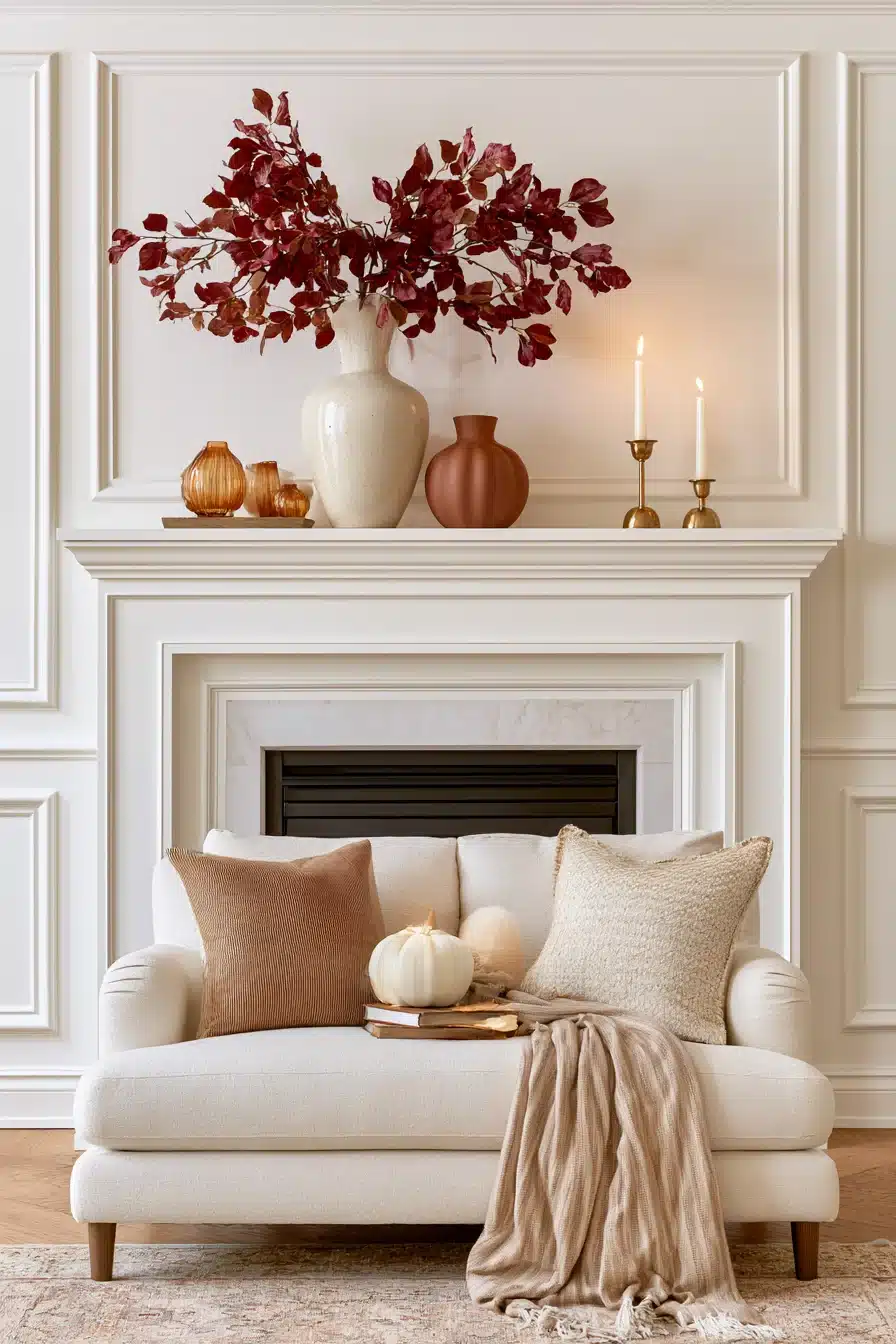 27 Autumn Fireplace Decor Ideas for a Warm Cozy Home