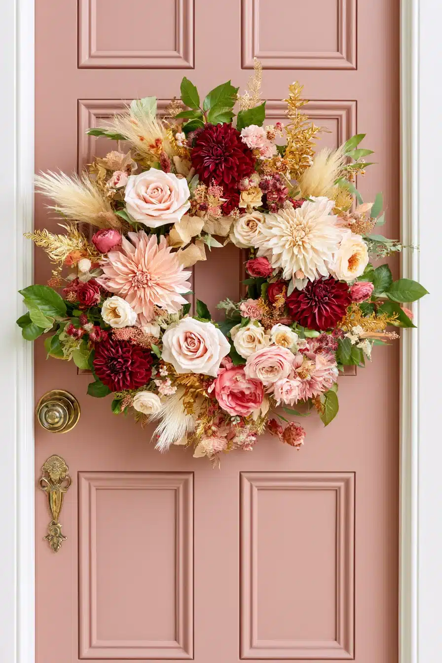 27 Beautiful Fall Wreaths for Your Front Door to Welcome Autumn in Style