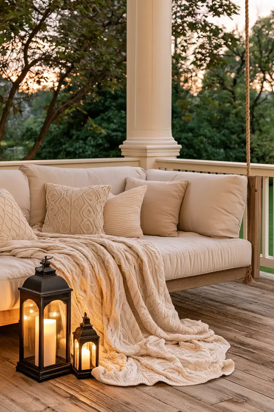 27 Dreamy Porch Swing Ideas for a Cozy Outdoor Escape