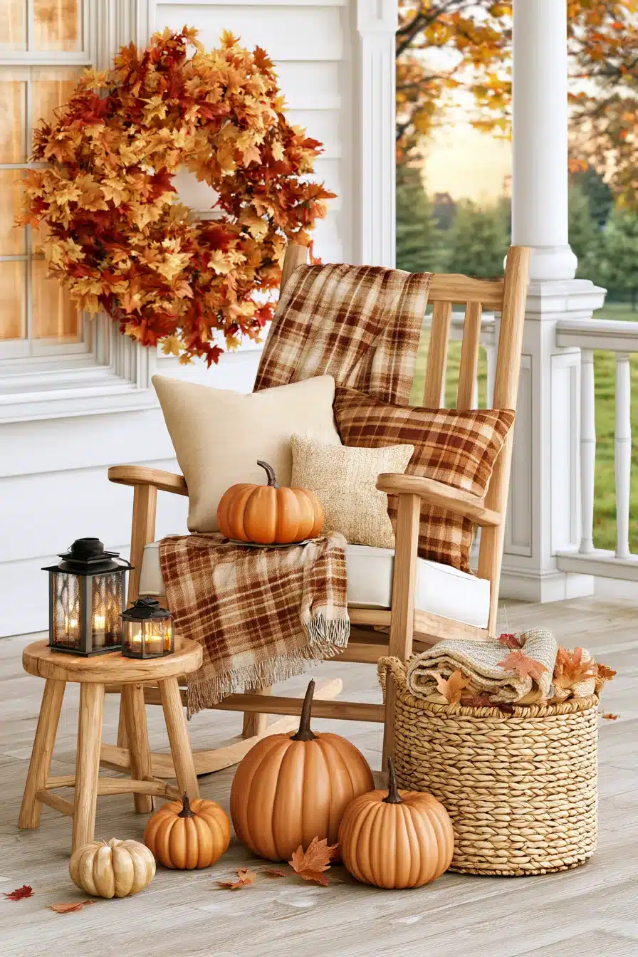 27 Beautiful Autumn Front Porch Decor Ideas for a Warm Seasonal Welcome