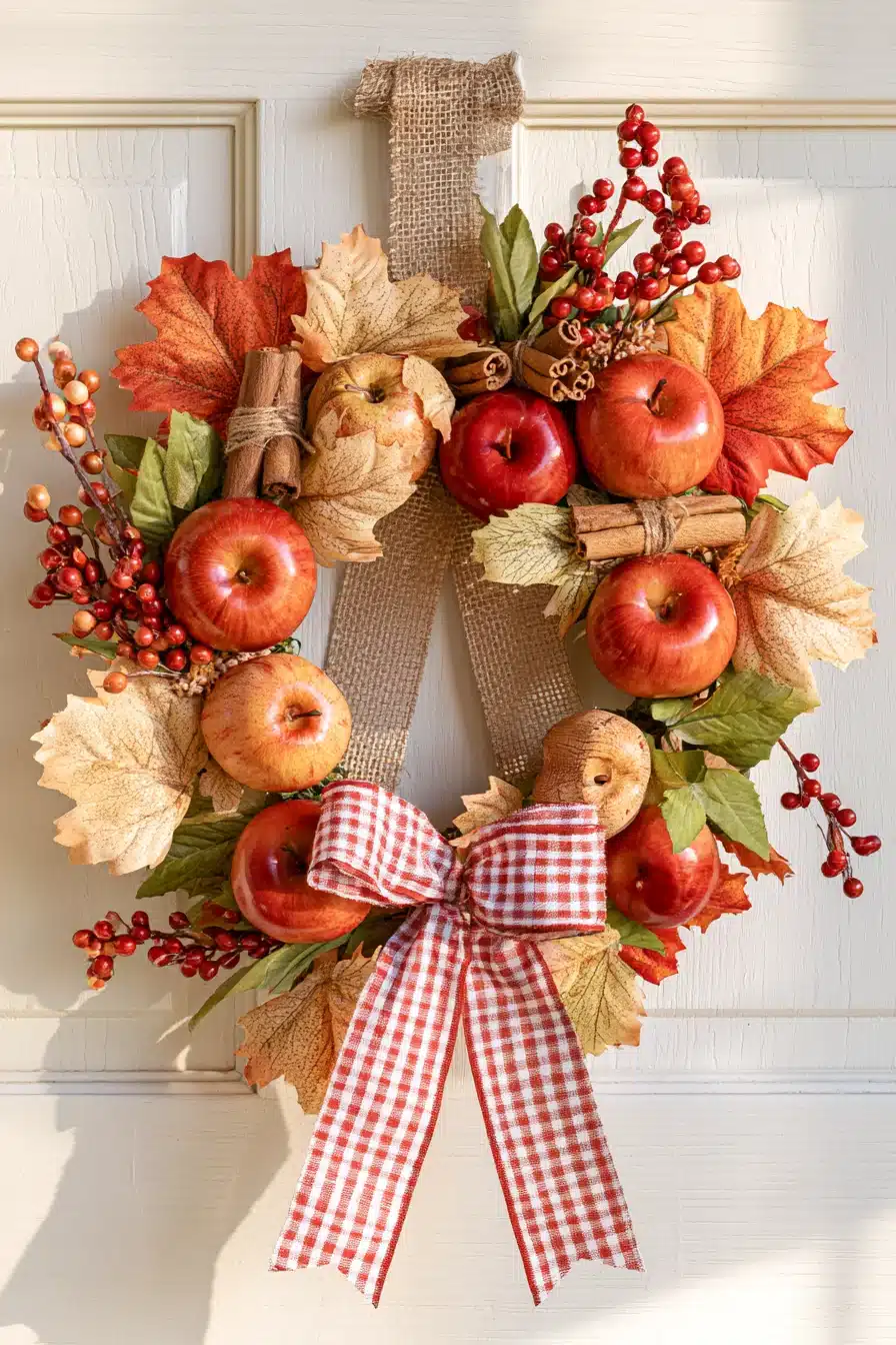 27 Gorgeous Fall Wreaths for Front Door Style and Seasonal Charm