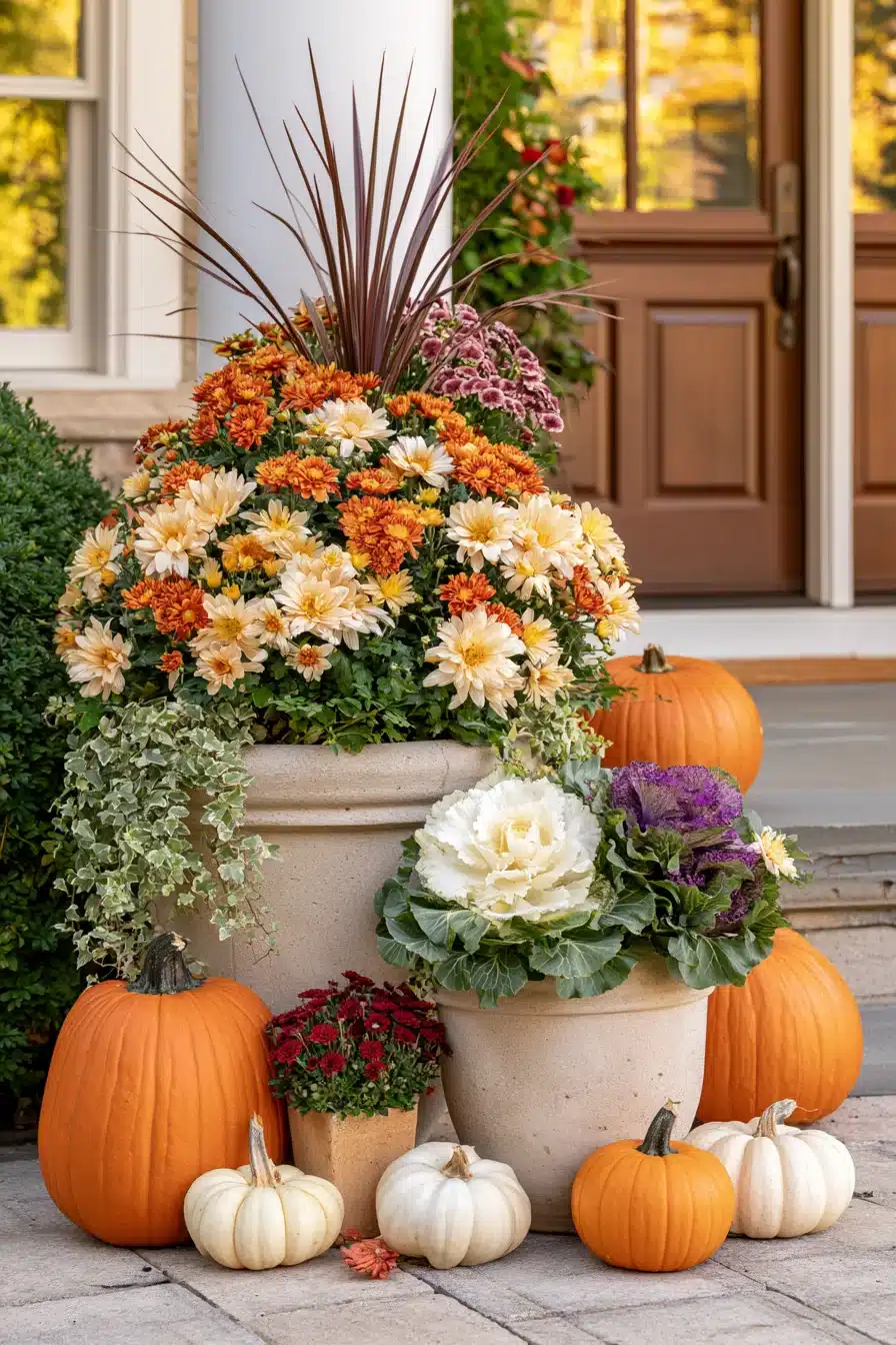 27 Beautiful Autumn Front Porch Decor Ideas for a Warm Seasonal Welcome