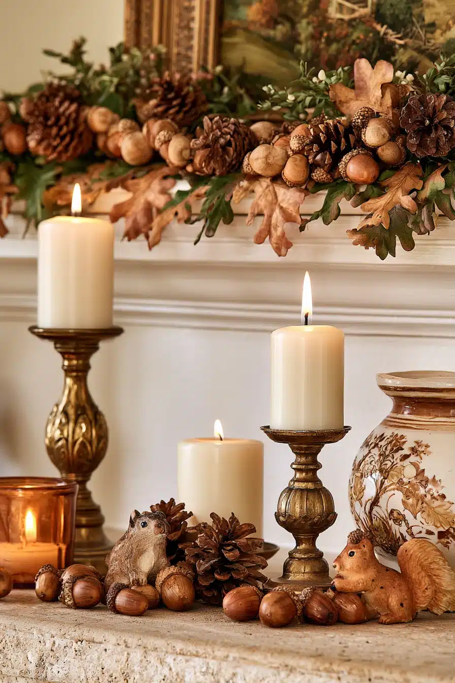 27 Gorgeous Fall Garland Mantle Ideas for a Cozy Seasonal Display