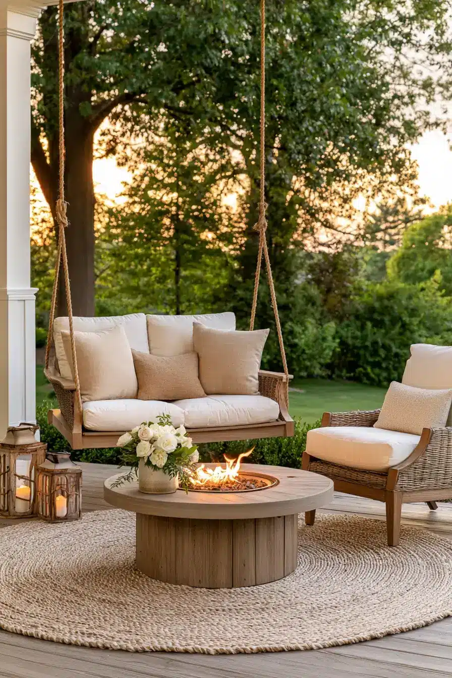27 Dreamy Porch Swing Ideas for a Cozy Outdoor Escape