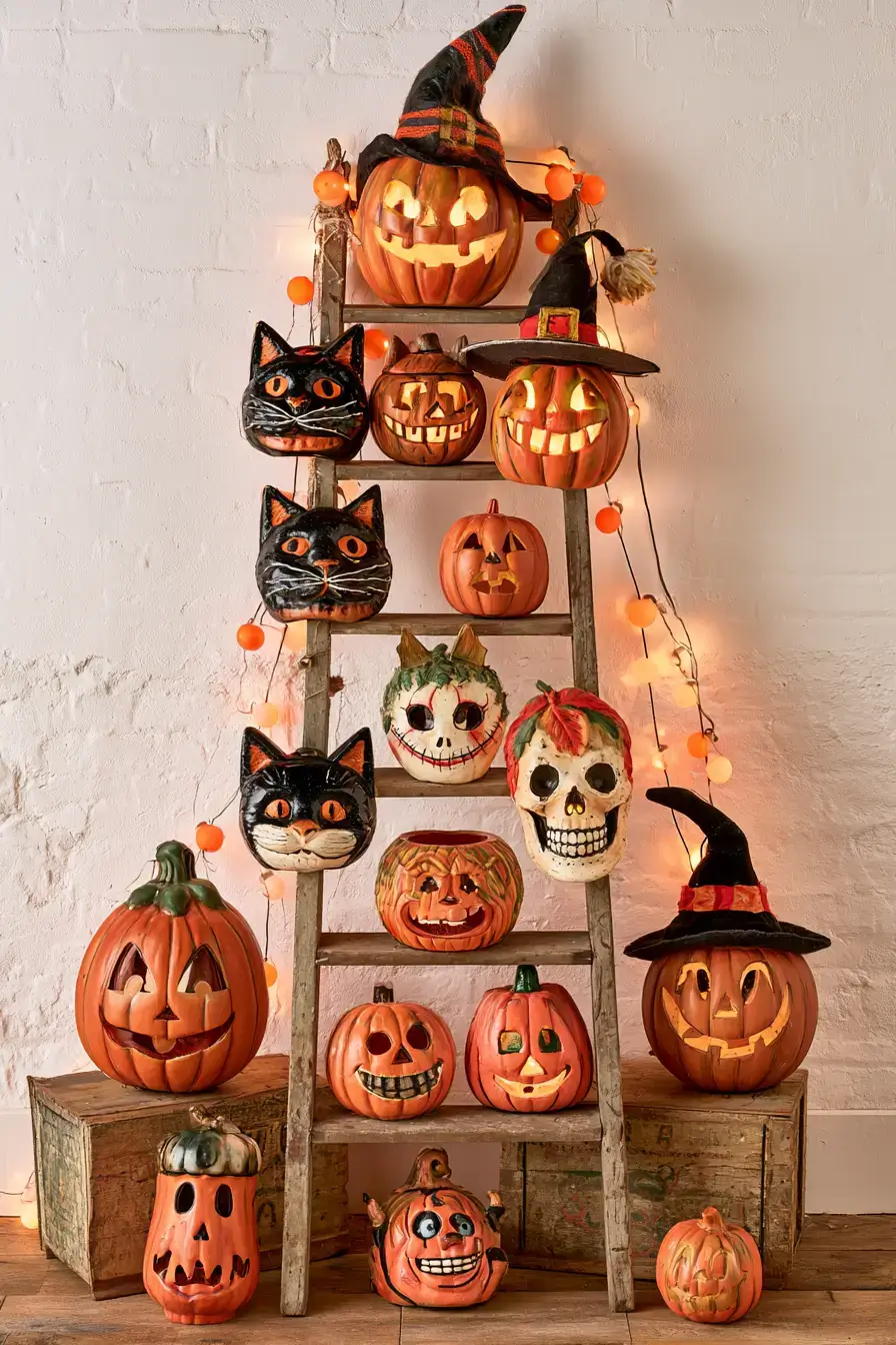 27 Enchanting Vintage Halloween Decor Ideas Filled With Nostalgic Charm