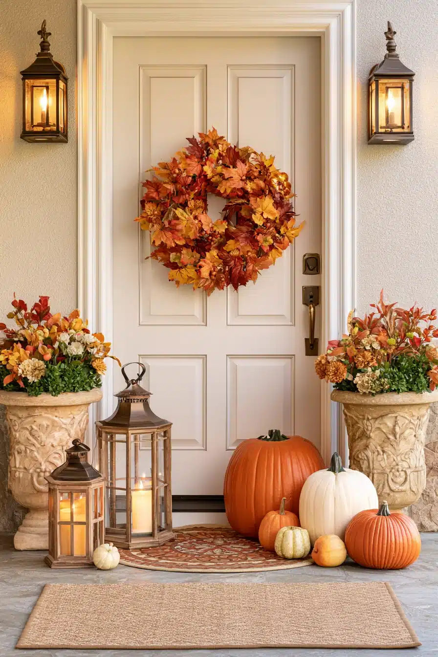 27 Beautiful Thanksgiving Porch Decorations for a Warm Holiday Welcome