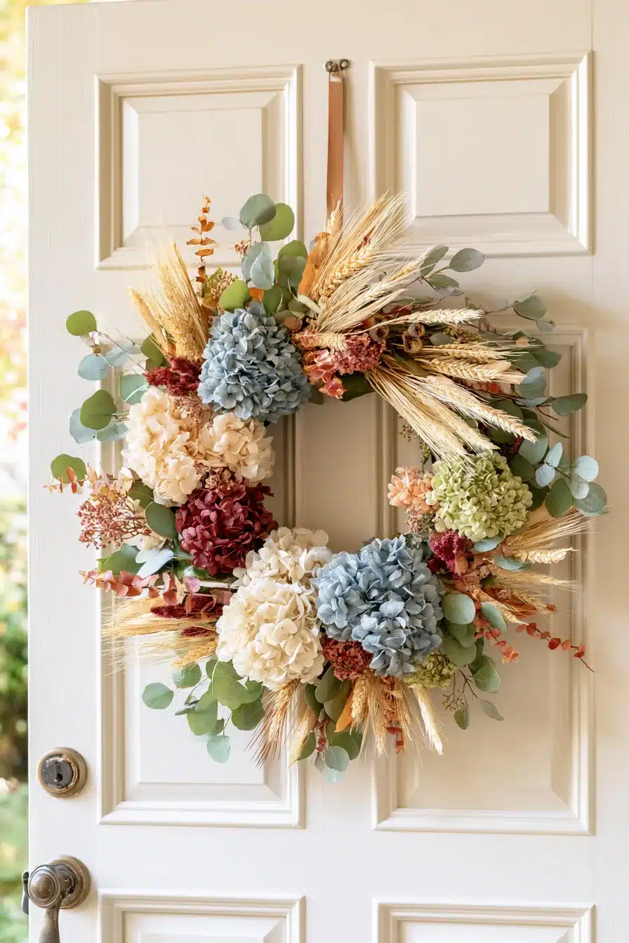 27 Beautiful Fall Wreaths for Your Front Door to Welcome Autumn in Style