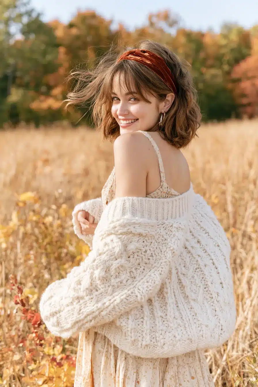 27 Charming Cottagecore Hairstyles for Short Hair With Romantic Countryside Style