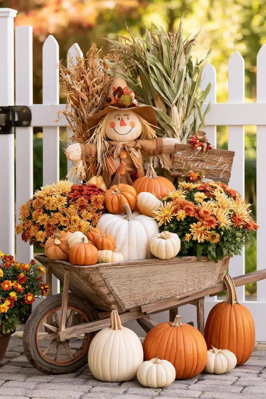 27 Outdoor Fall Decorations for a Warm and Welcoming Home
