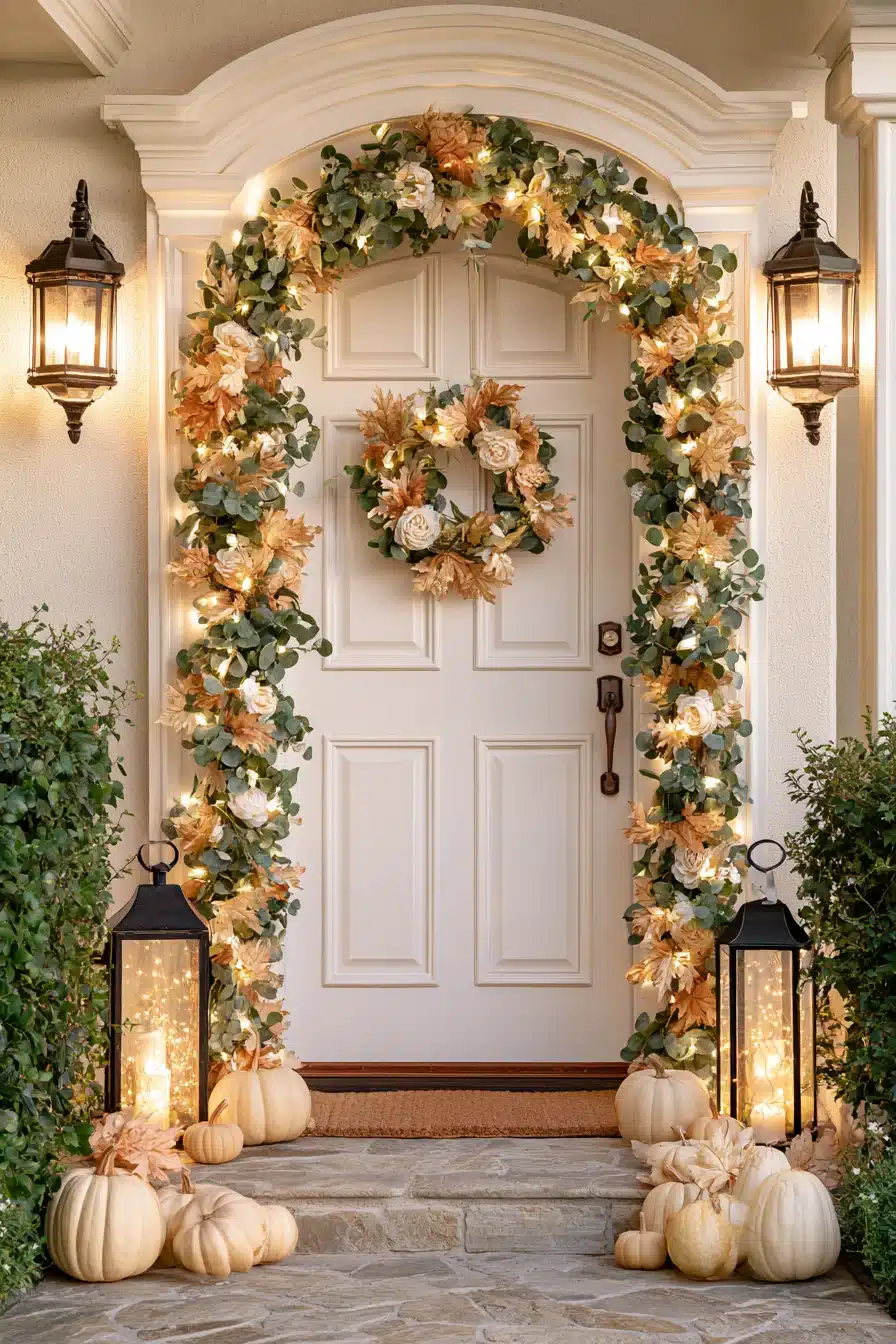 27 Beautiful Thanksgiving Door Decorations for a Warm Festive Welcome