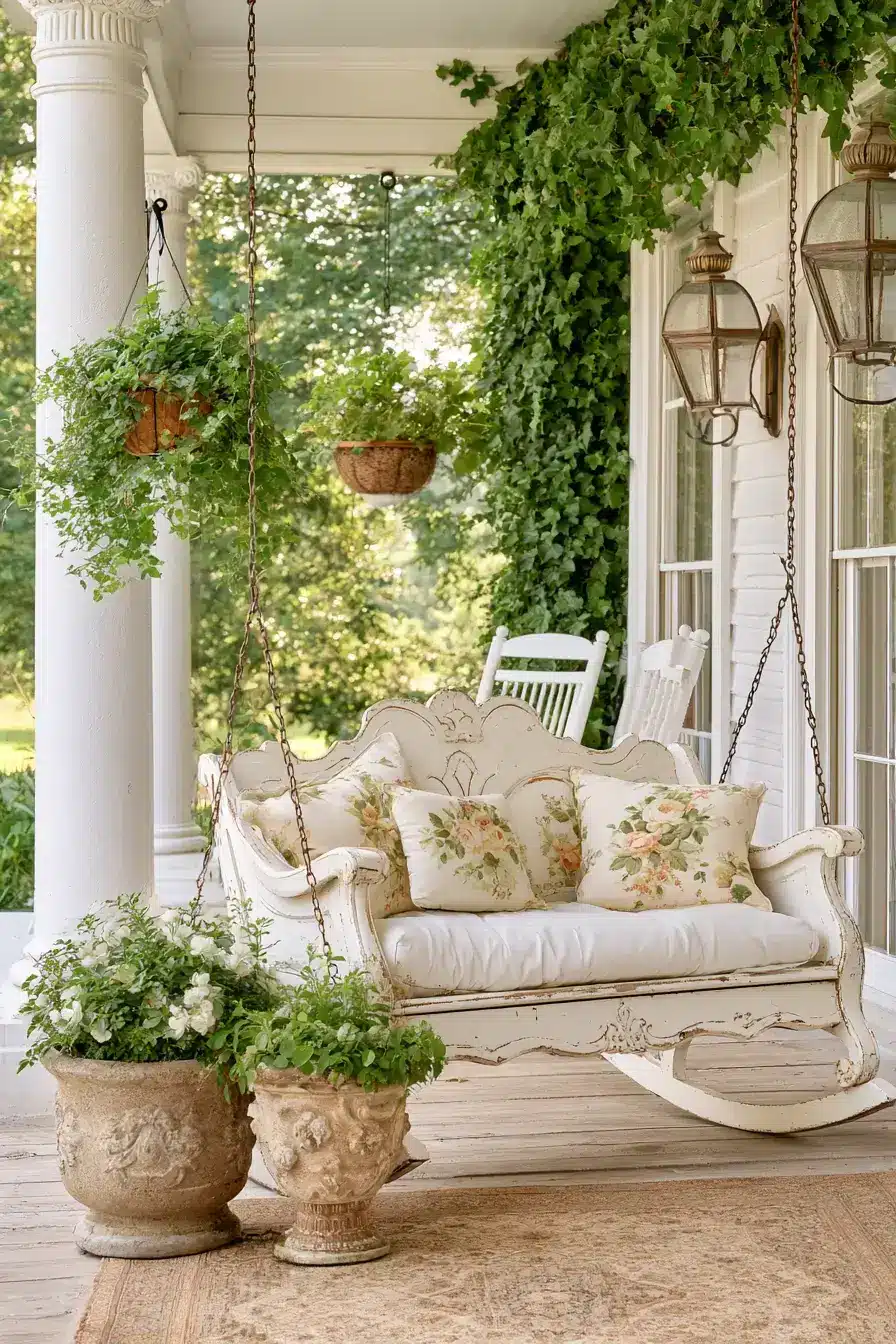 27 Dreamy Porch Swing Ideas for a Cozy Outdoor Escape
