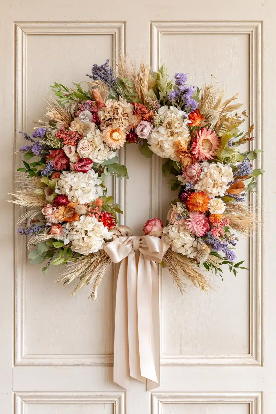 27 Gorgeous Fall Wreaths for Front Door Style and Seasonal Charm