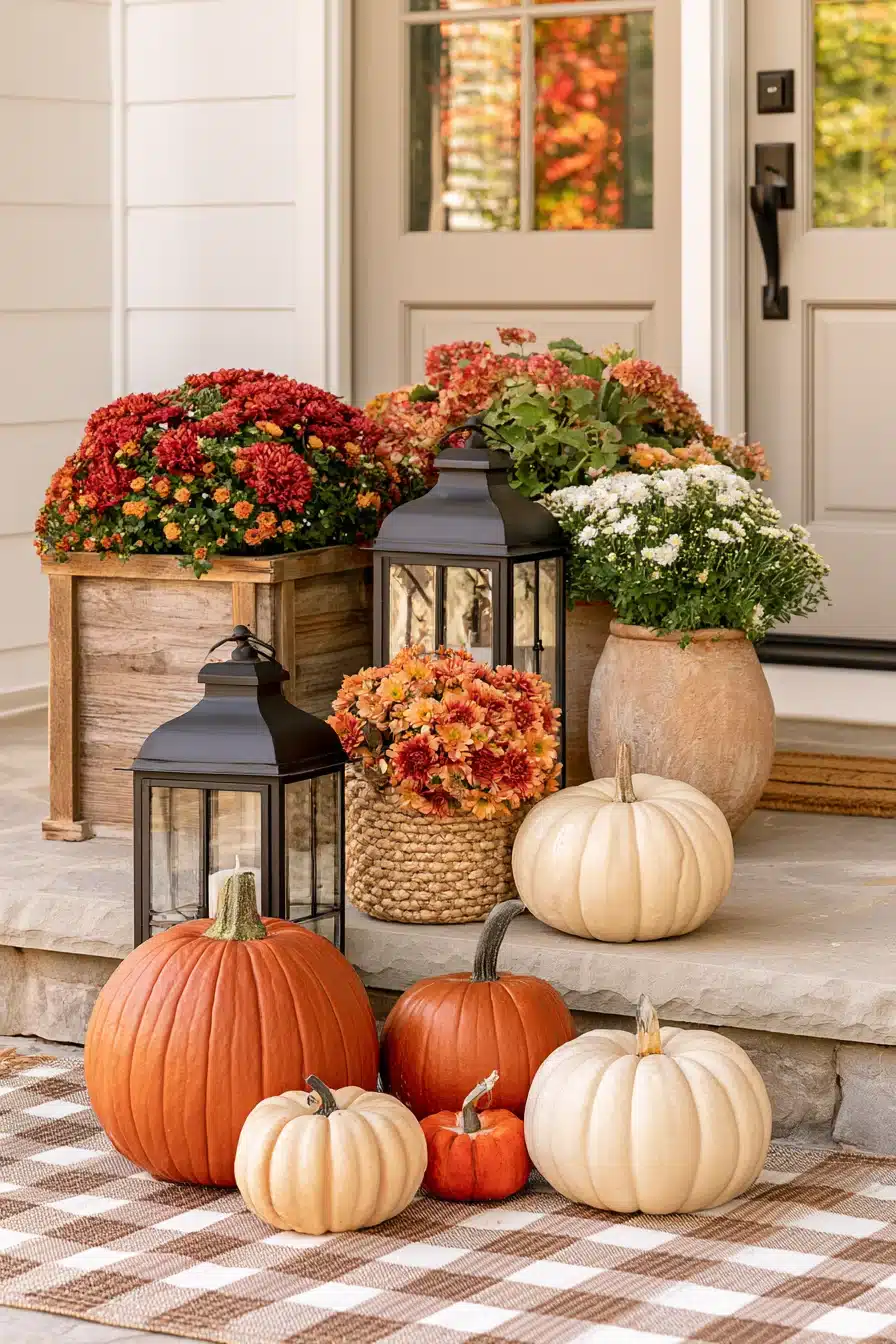 27 Beautiful Thanksgiving Door Decorations for a Warm Festive Welcome