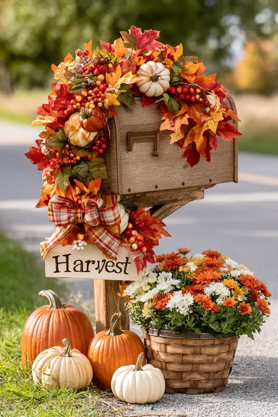 27 Outdoor Fall Decorations for a Warm and Welcoming Home