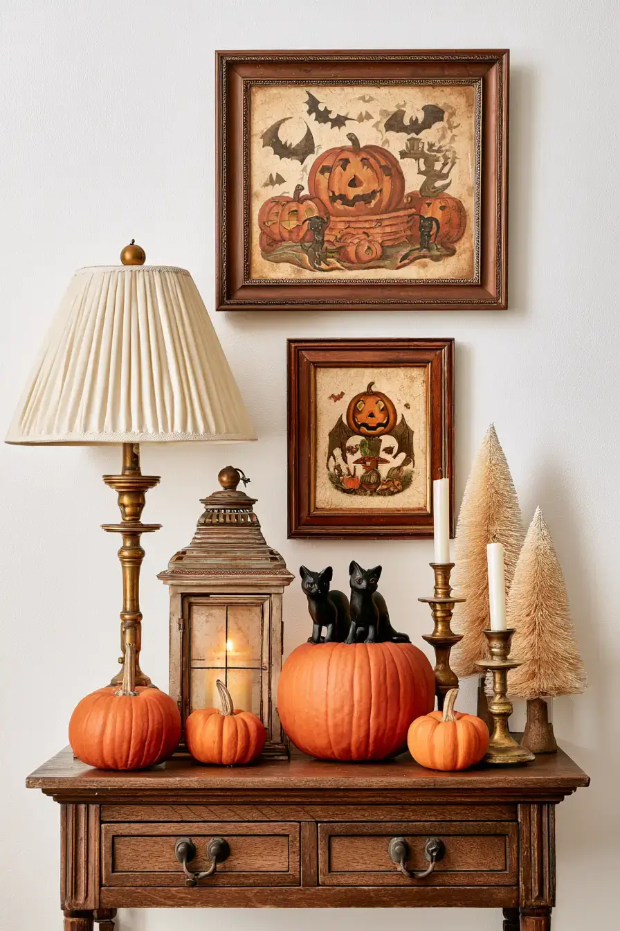 27 Enchanting Vintage Halloween Decor Ideas Filled With Nostalgic Charm