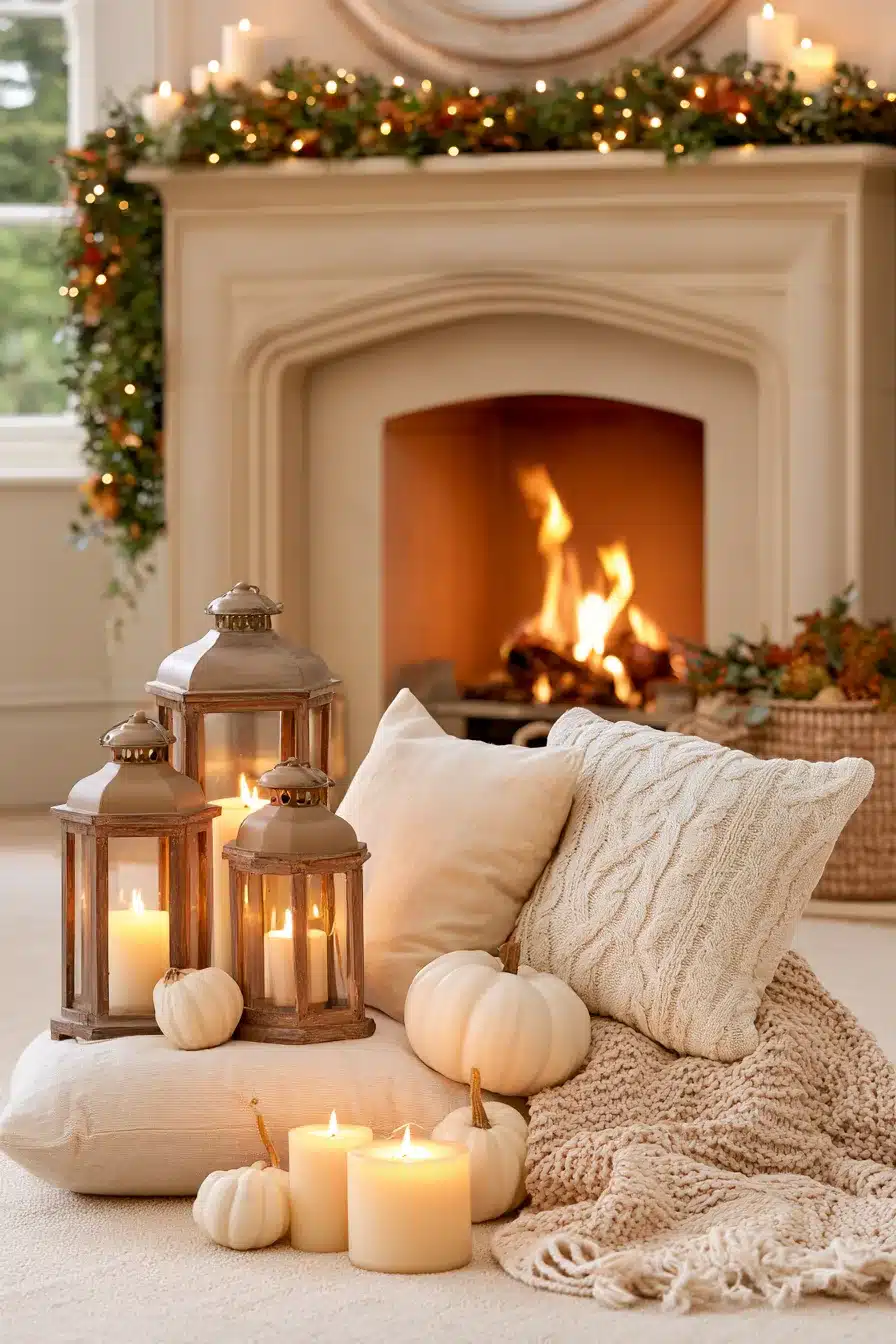27 Autumn Fireplace Decor Ideas for a Warm Cozy Home