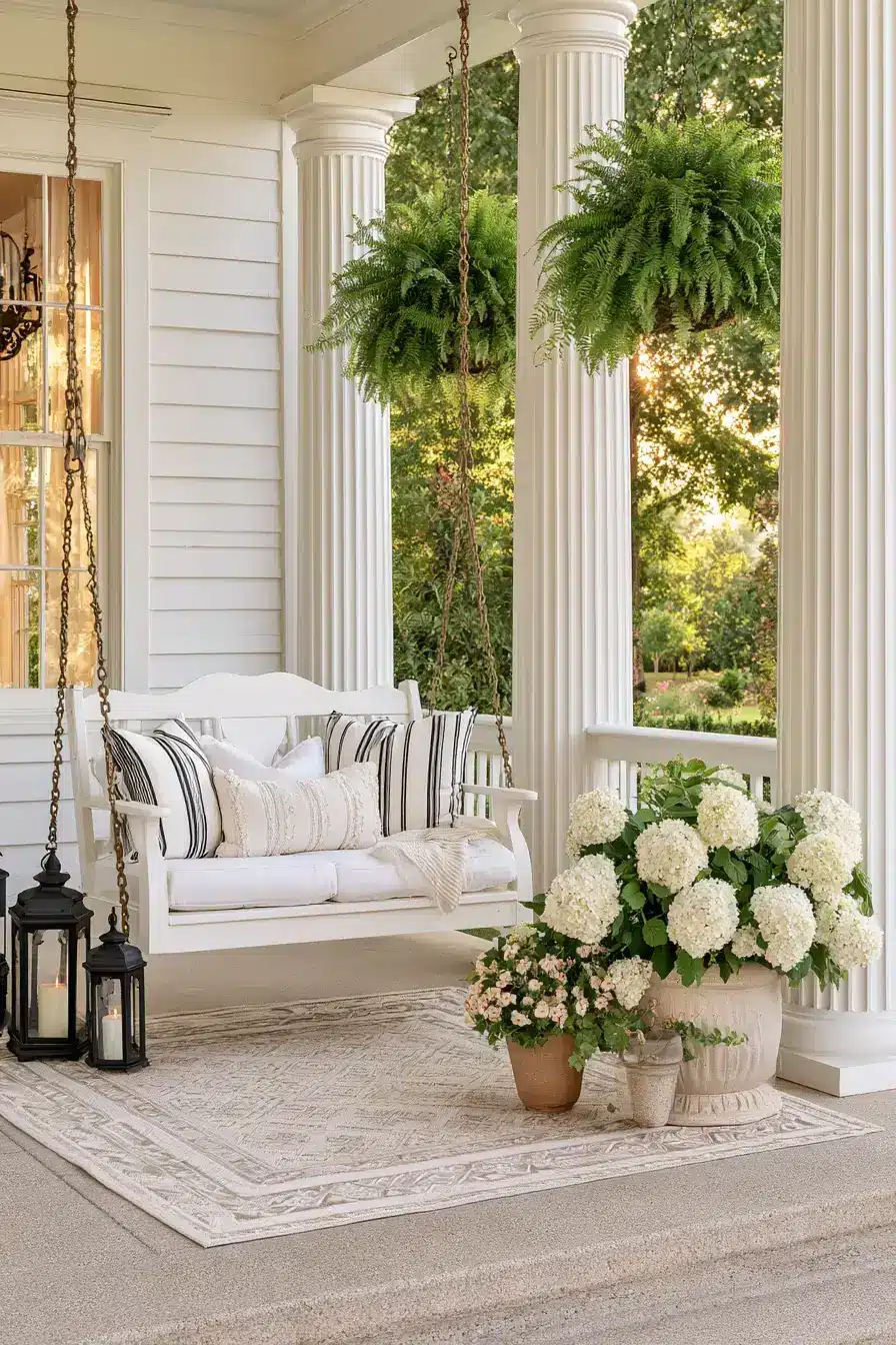 27 Dreamy Porch Swing Ideas for a Cozy Outdoor Escape