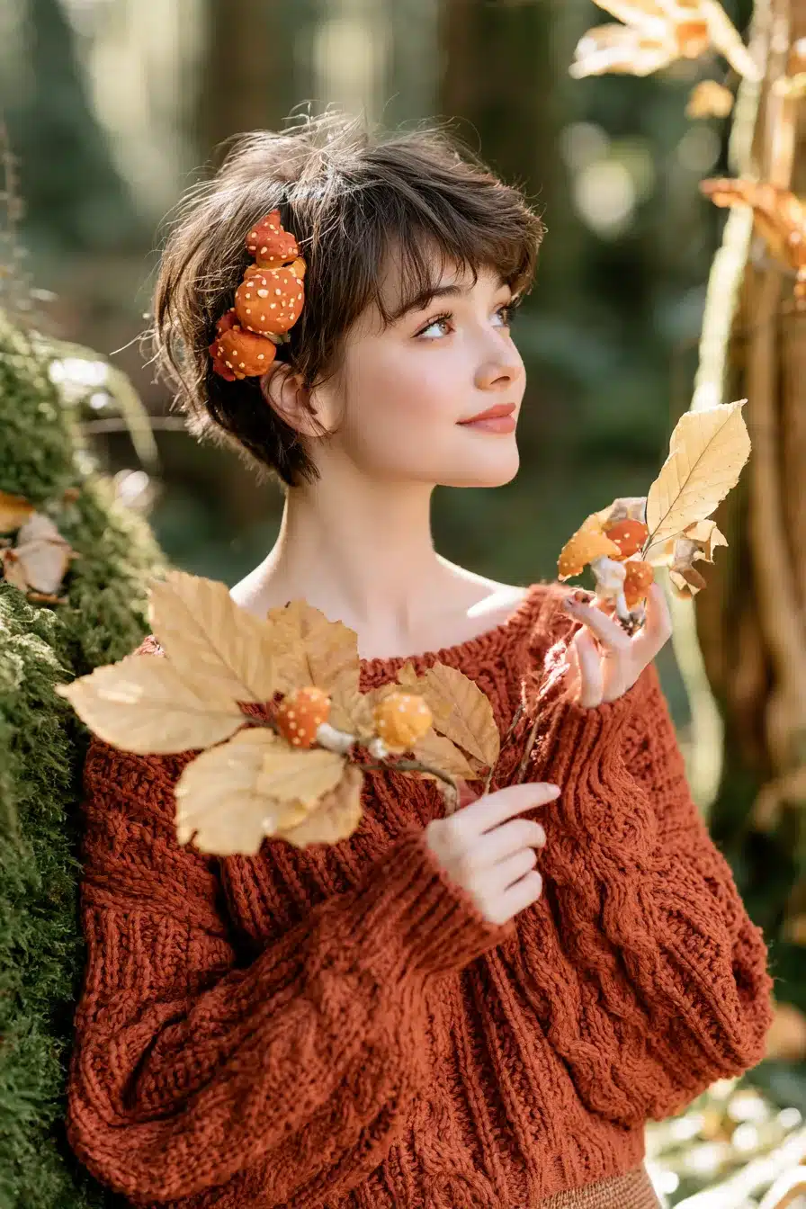 27 Charming Cottagecore Hairstyles for Short Hair With Romantic Countryside Style