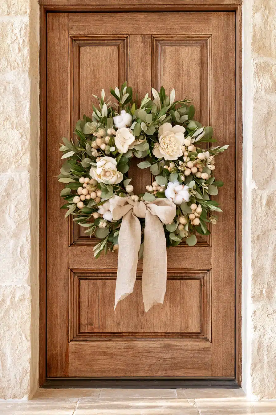 27 Gorgeous Fall Wreaths for Front Door Style and Seasonal Charm