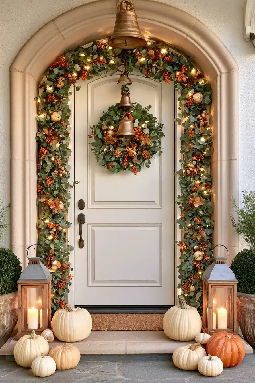 27 Beautiful Thanksgiving Door Decorations for a Warm Festive Welcome