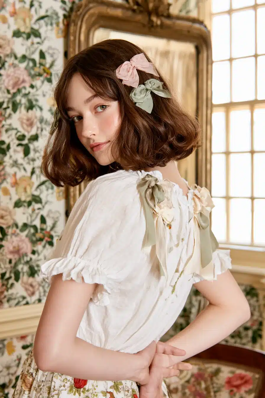 27 Charming Cottagecore Hairstyles for Short Hair With Romantic Countryside Style