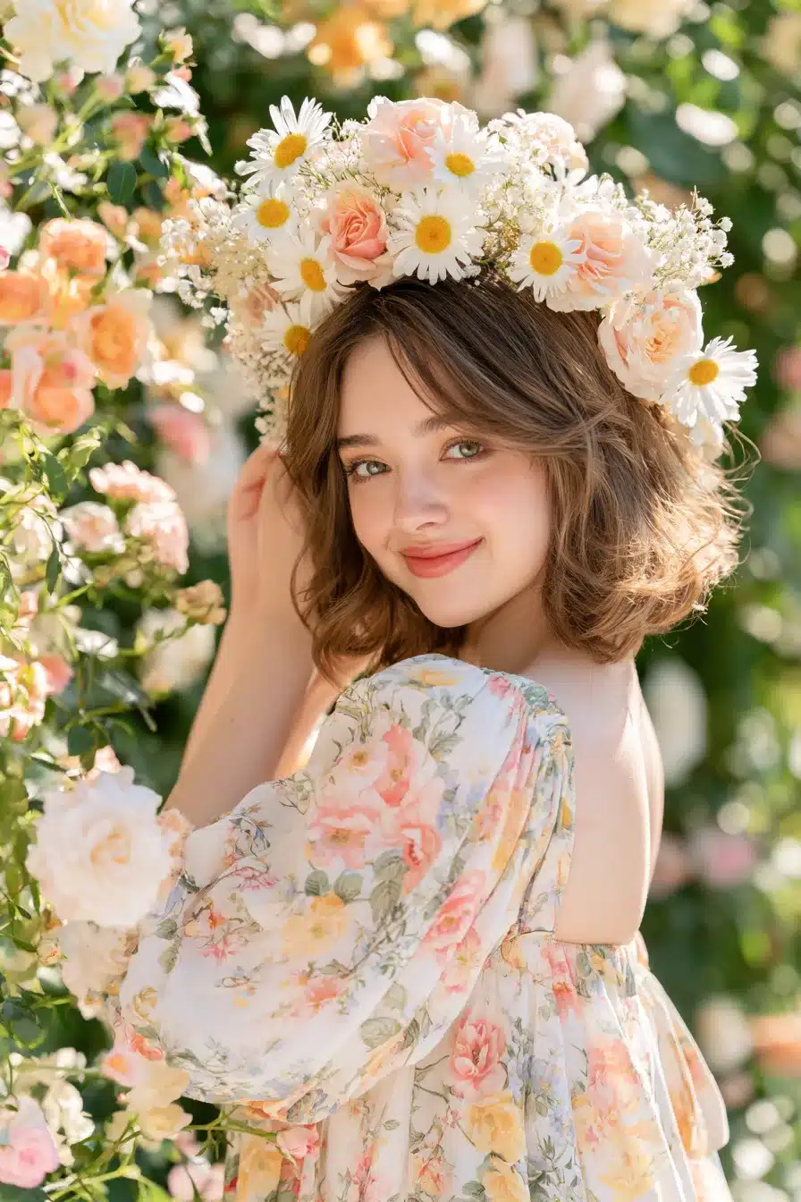 27 Charming Cottagecore Hairstyles for Short Hair With Romantic Countryside Style