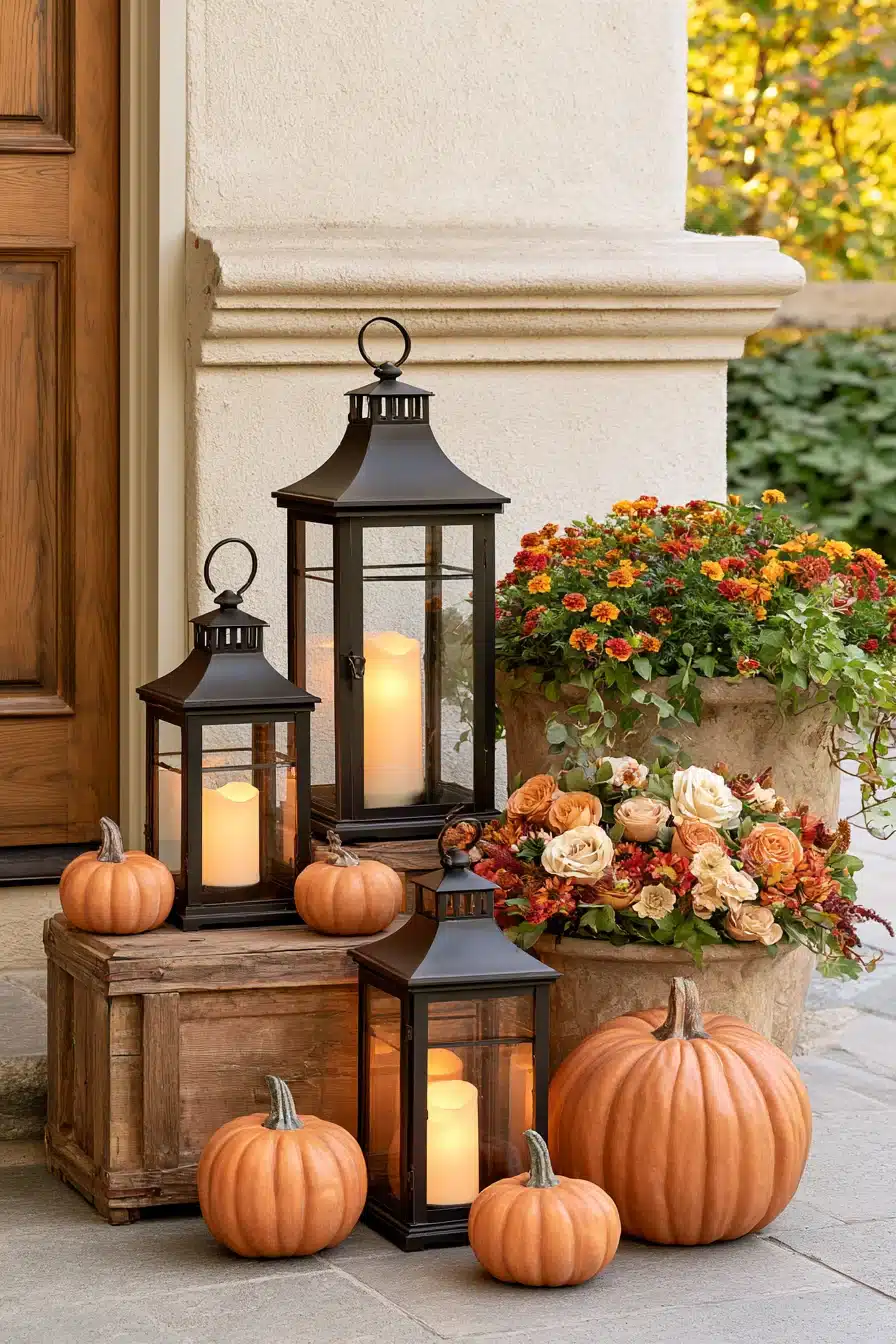 27 Outdoor Fall Decorations for a Warm and Welcoming Home