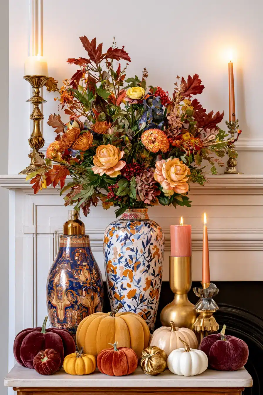 27 Autumn Fireplace Decor Ideas for a Warm Cozy Home