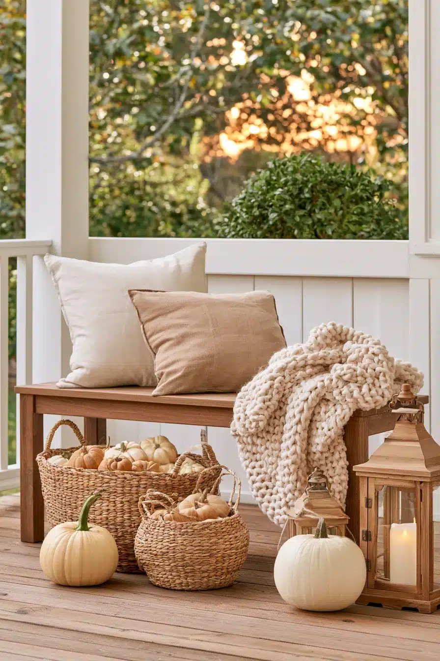 27 Beautiful Autumn Front Porch Decor Ideas for a Warm Seasonal Welcome