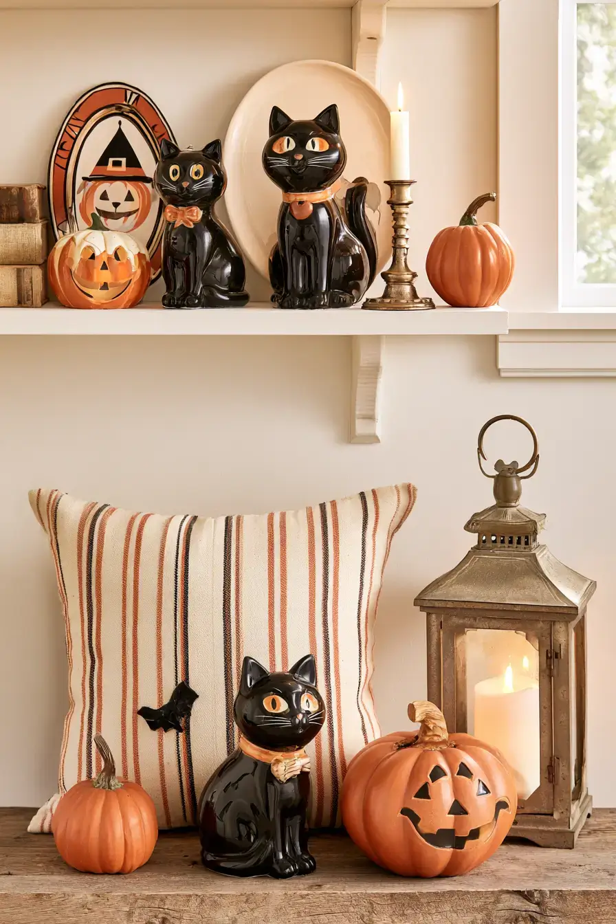 27 Enchanting Vintage Halloween Decor Ideas Filled With Nostalgic Charm