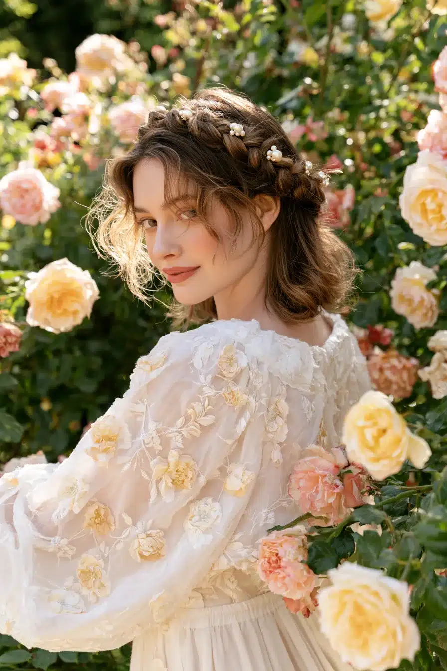 27 Charming Cottagecore Hairstyles for Short Hair With Romantic Countryside Style