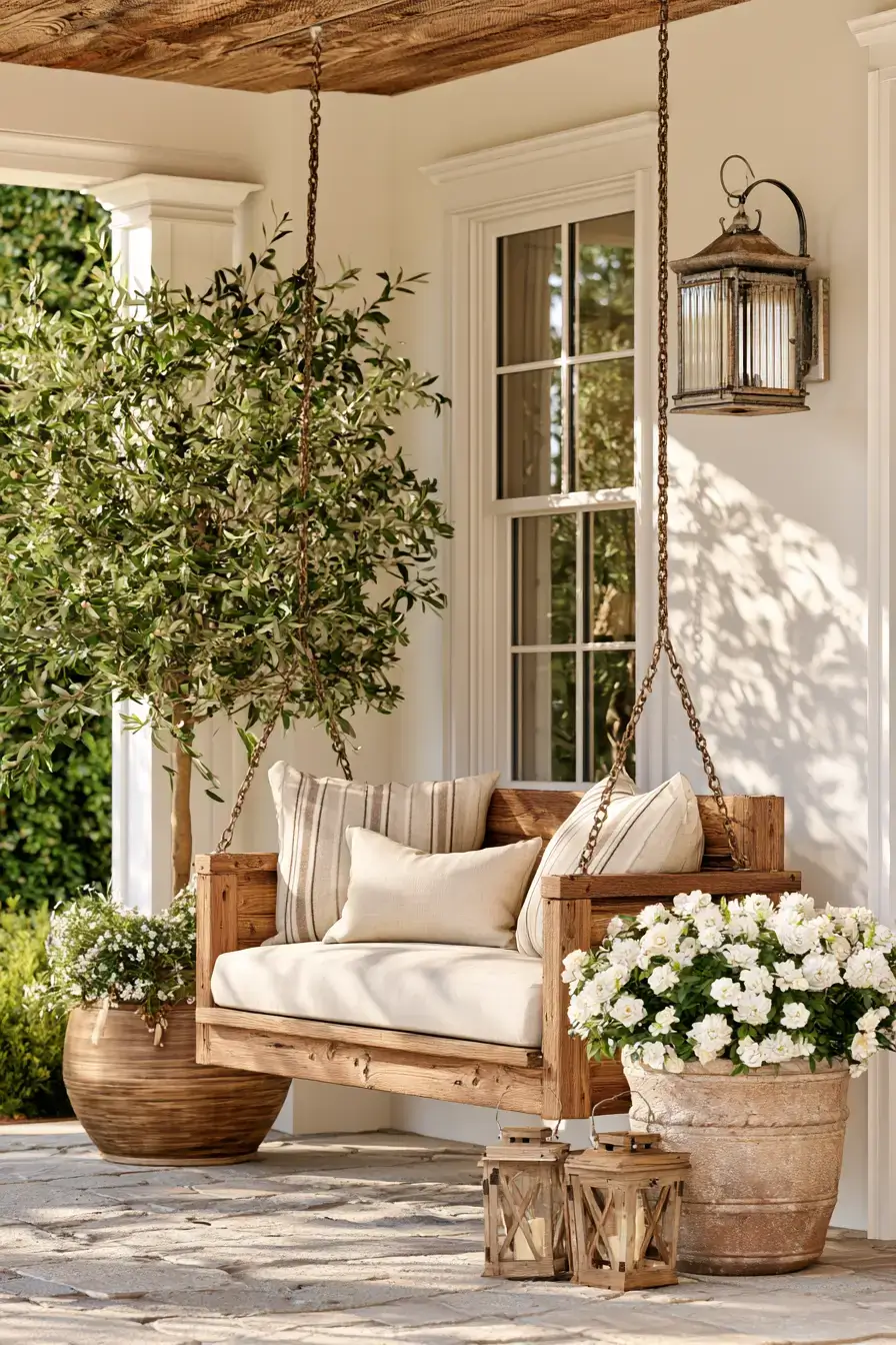 27 Dreamy Porch Swing Ideas for a Cozy Outdoor Escape