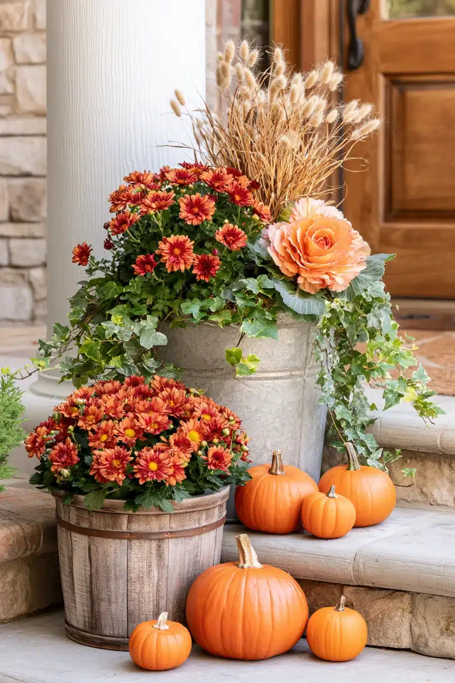 27 Outdoor Fall Decorations for a Warm and Welcoming Home
