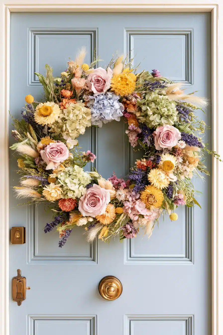 27 Beautiful Fall Wreaths for Your Front Door to Welcome Autumn in Style
