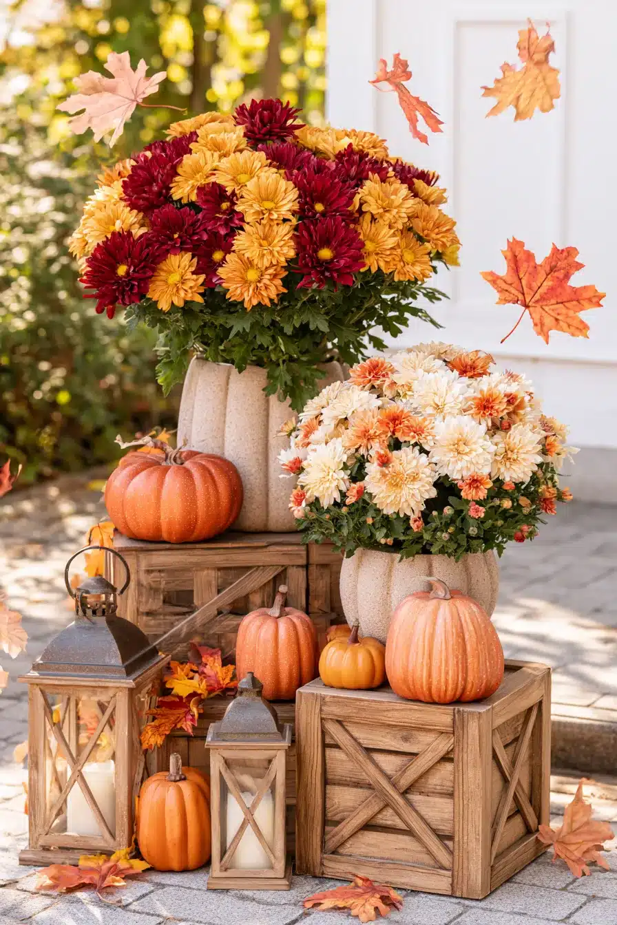 27 Outdoor Fall Decorations for a Warm and Welcoming Home