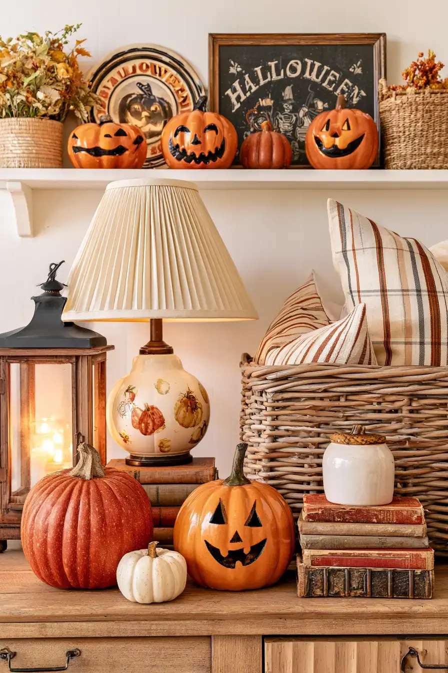 27 Enchanting Vintage Halloween Decor Ideas Filled With Nostalgic Charm
