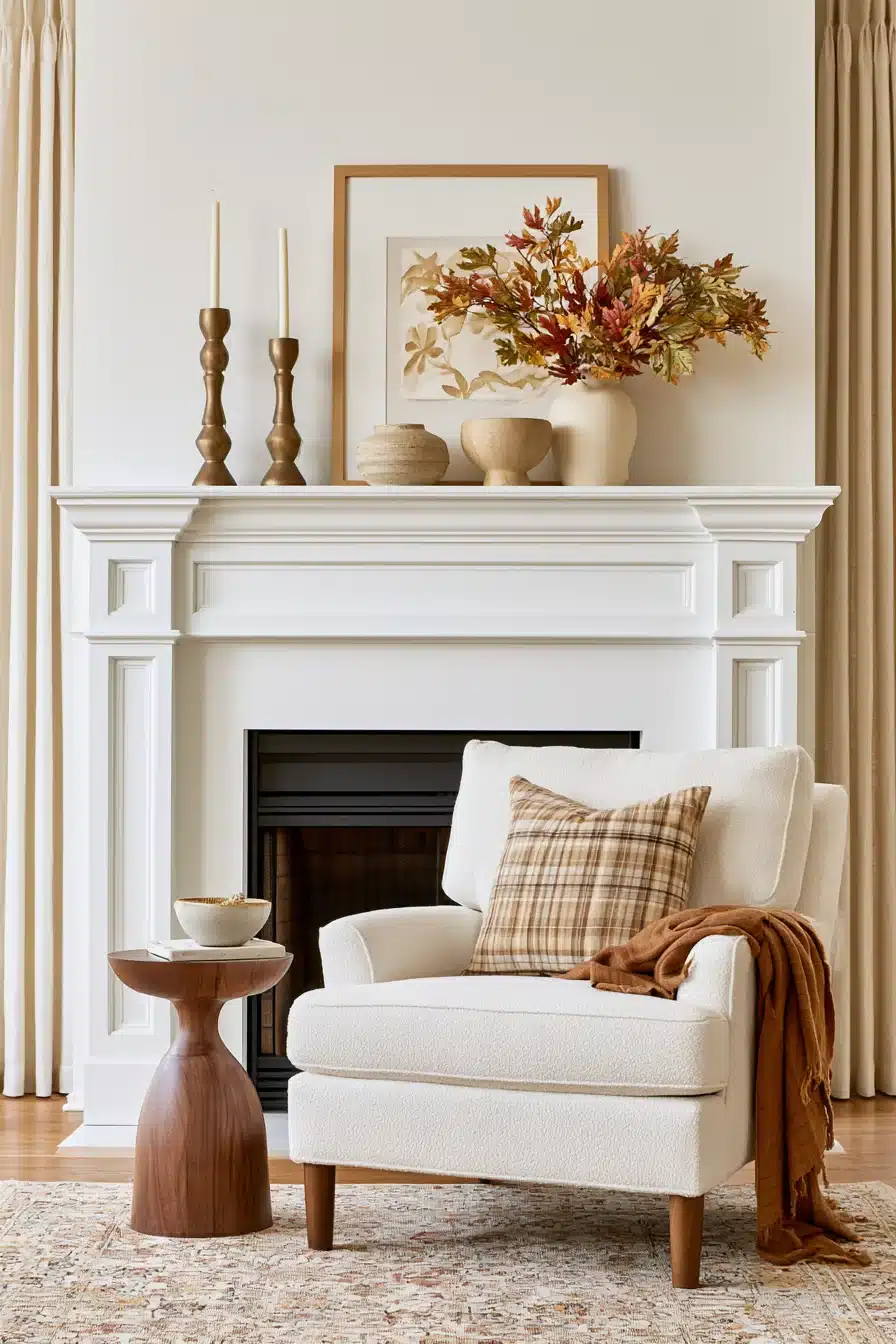 27 Autumn Fireplace Decor Ideas for a Warm Cozy Home
