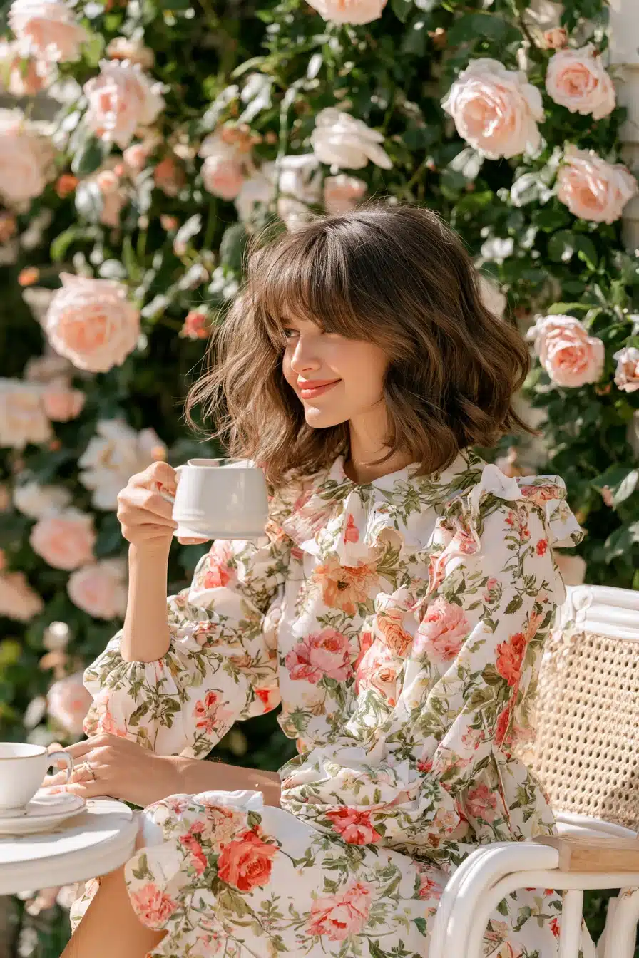 27 Charming Cottagecore Hairstyles for Short Hair With Romantic Countryside Style