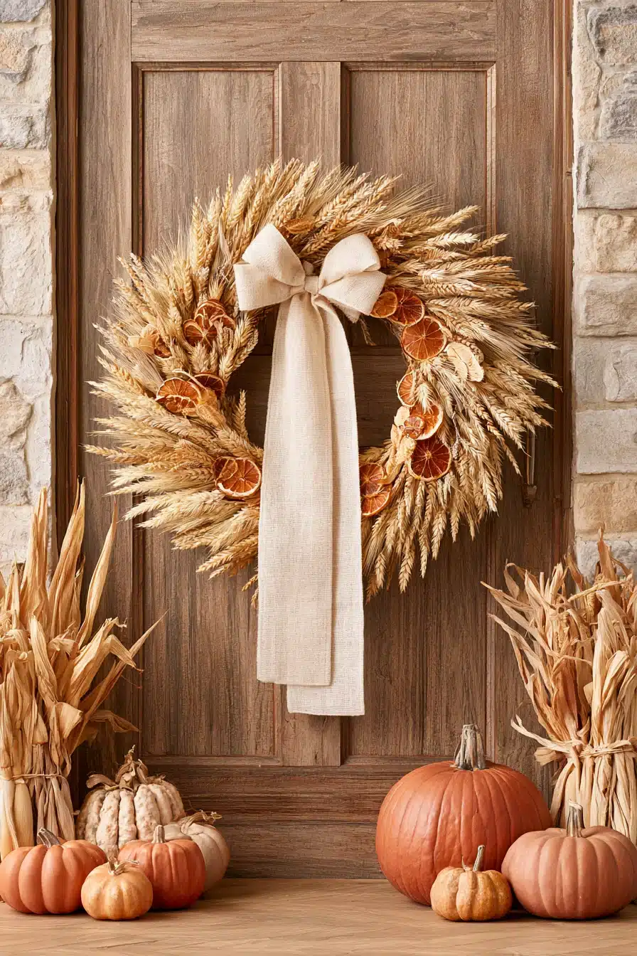 27 Beautiful Fall Wreaths for Your Front Door to Welcome Autumn in Style