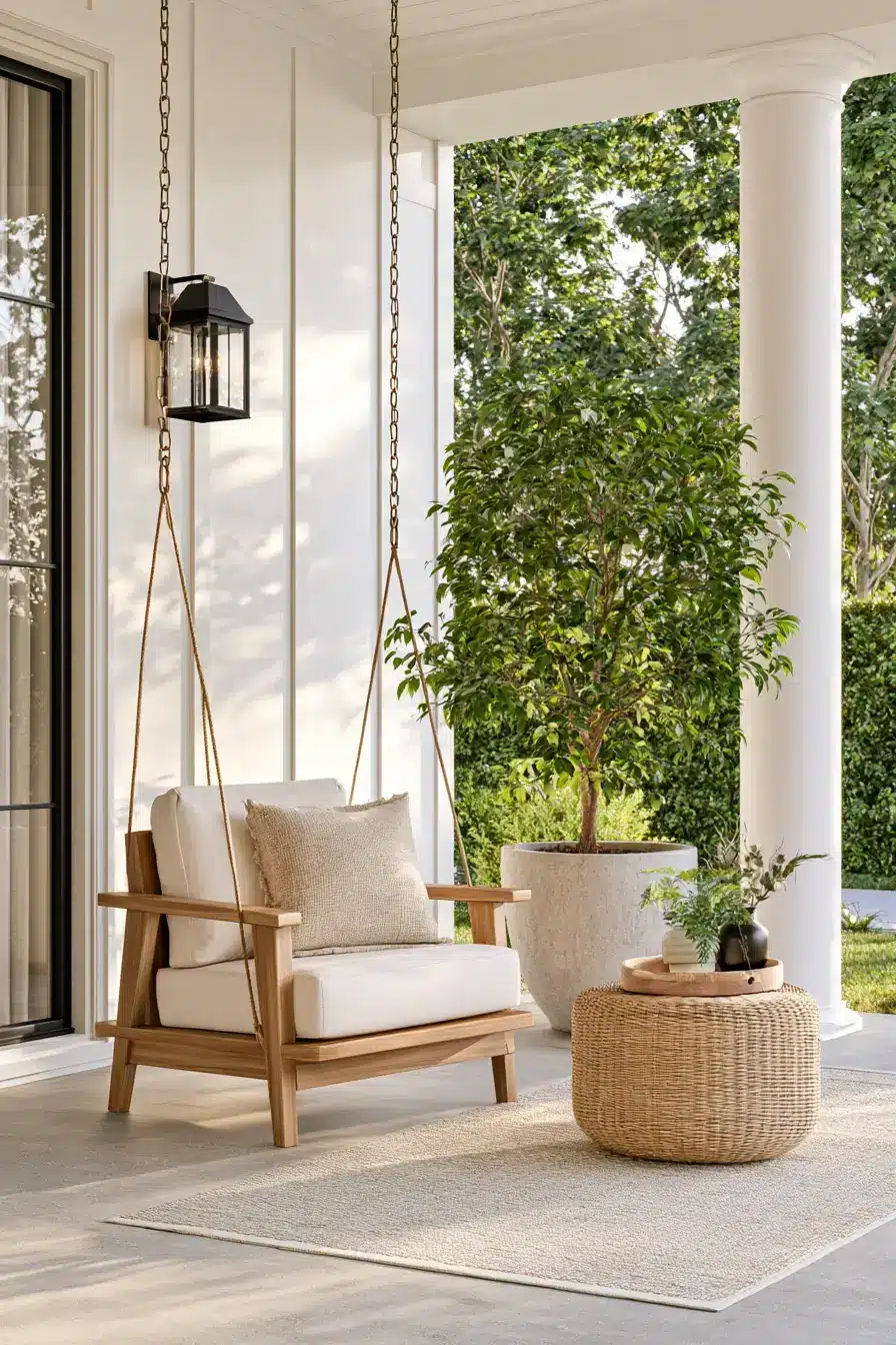27 Dreamy Porch Swing Ideas for a Cozy Outdoor Escape