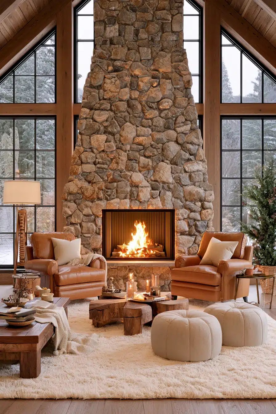 27 Cozy Mountain Cabin Decor Ideas For A Warm Rustic Retreat