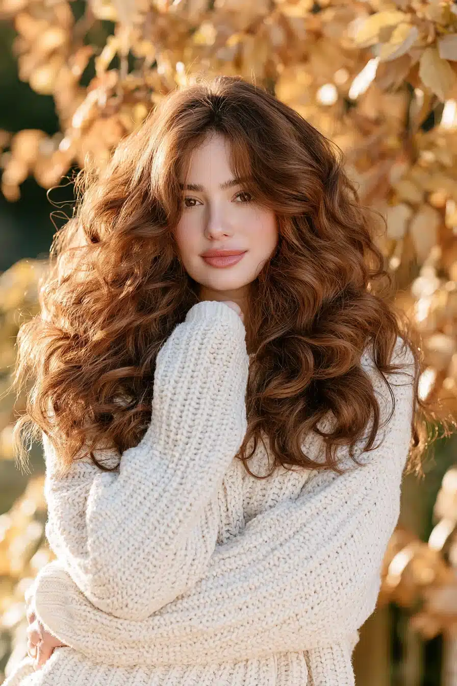 27 Gorgeous Autumn Curly Hairstyles for a Cozy Seasonal Look