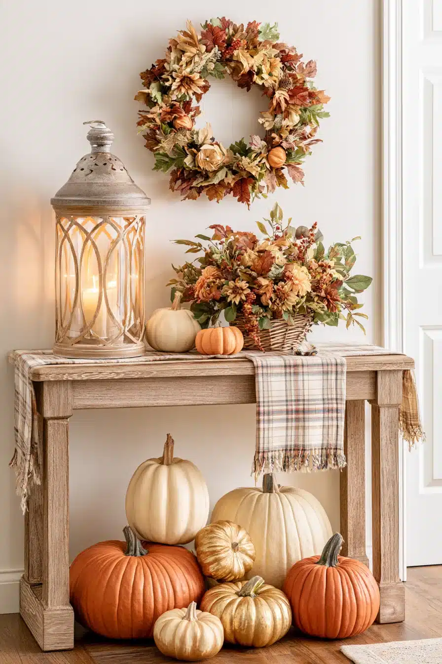 27 Cozy Fall Entryway Decor Ideas For A Warm Welcome